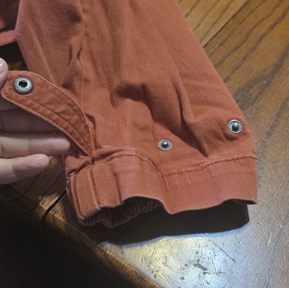 Express High Rise Cropped Straight Pants Rust Size 8 - Picture 5 of 12